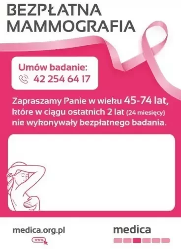 Bezpłatna mamografia